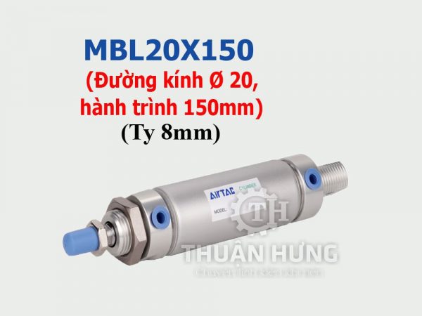 Xi lanh khí nén AIRTAC MBL20X150