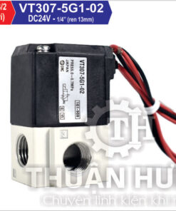 Cấu tạo van điện từ khí nén SMC VT307-5G1-02