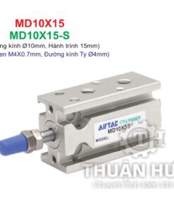 Ben hơi khí nén Airtac MD10X15 và MD10X15S