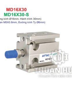 Ben hơi khí nén Airtac MD16X30 và MD16X30S