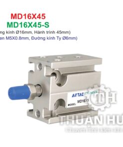 Ben hơi khí nén Airtac MD16X45 và MD16X45S