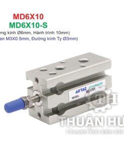 Ben hơi khí nén Airtac MD6X10 và MD63X10S