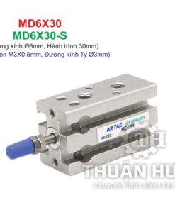 Ben hơi khí nén Airtac MD6X30 và MD6X30S
