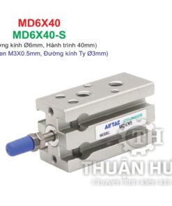 Ben hơi khí nén Airtac MD6X40 và MD6X40S