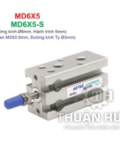 Ben hơi khí nén Airtac MD6X5 và MD63X5S