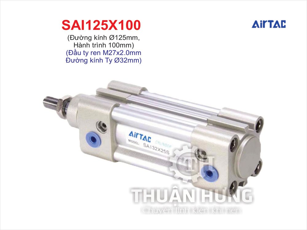 Xi lanh khí nén Airtac SAI125x100