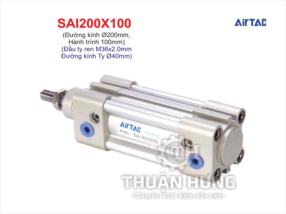 Xi lanh khí nén Airtac SAI200x100