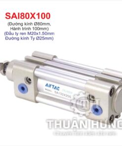 Ben hơi khí nén Airtac SAI80x100
