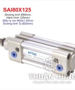 Ben hơi khí nén Airtac SAI80x125