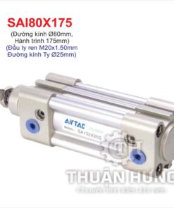 Ben hơi khí nén Airtac SAI80x175