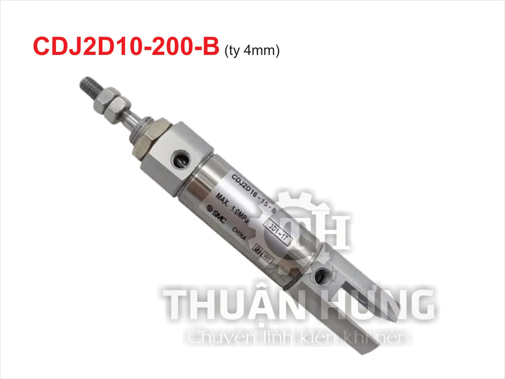 Xi lanh khí nén mini SMC CDJ2D10-200-B