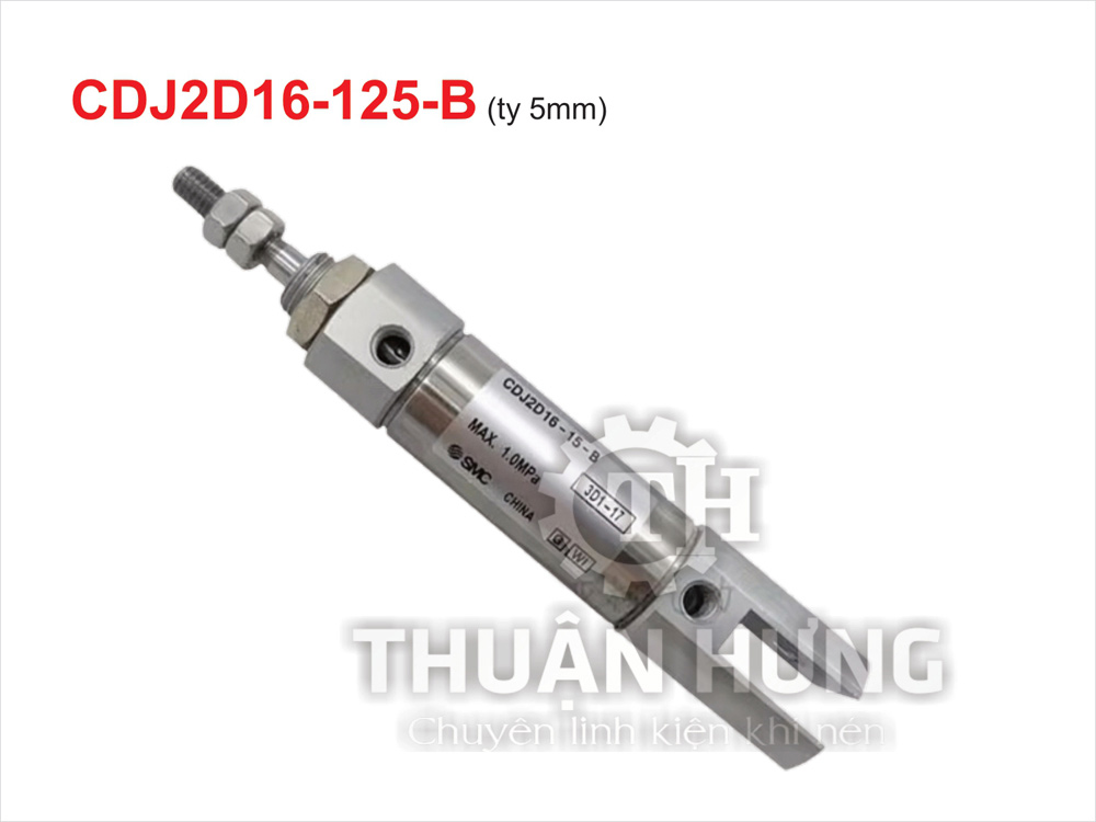 Xi lanh khí nén mini SMC CDJ2D16-125-B