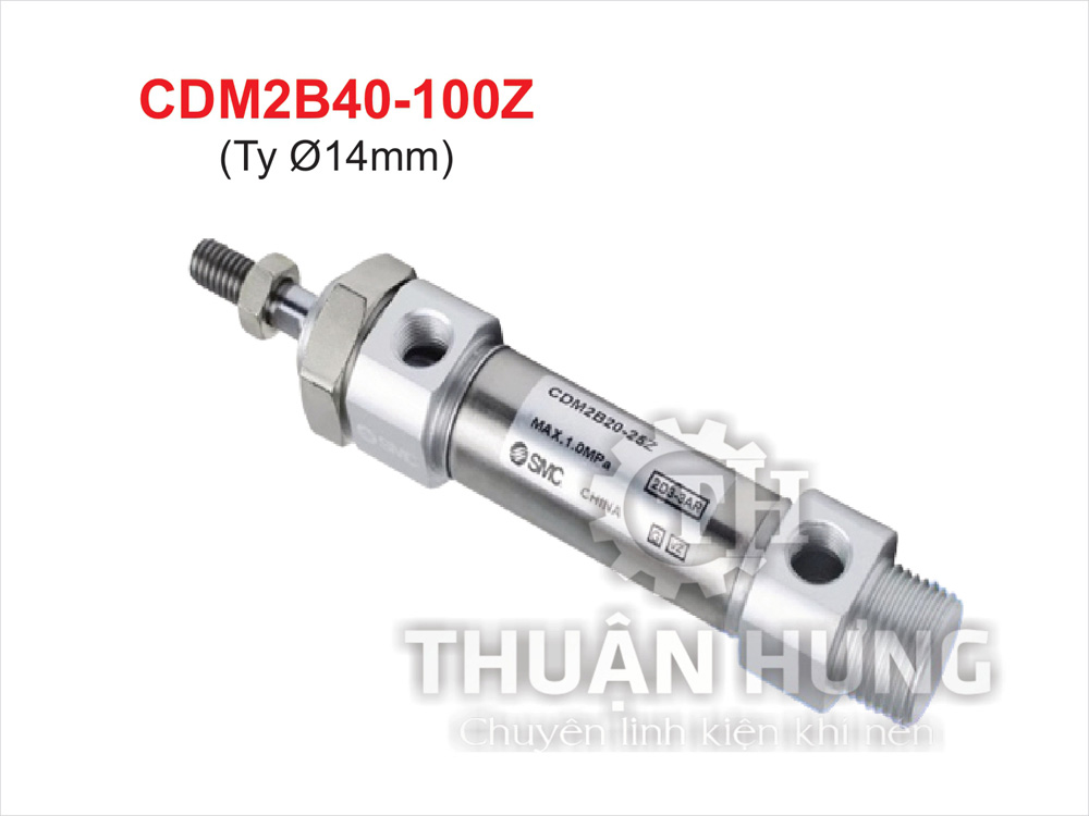Xi lanh khí nén SMC CDM2B40-100Z