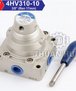 Mặt trên van gạt tay khí nén 4/2 Airtac 4HV310-10