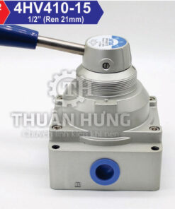 Mặt trên van gạt tay khí nén 4/2 Airtac 4HV410-15