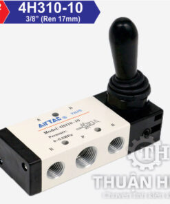 Mặt trước van gạt tay khí nén 5/2 Airtac 4H310-10