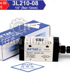 Mặt trước của van khí nén 3/2 Airtac 3L210-08