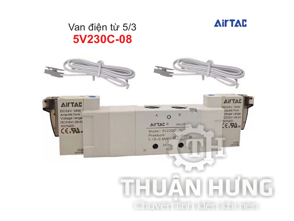 Van điện từ khí nén Airtac 5V230C-08