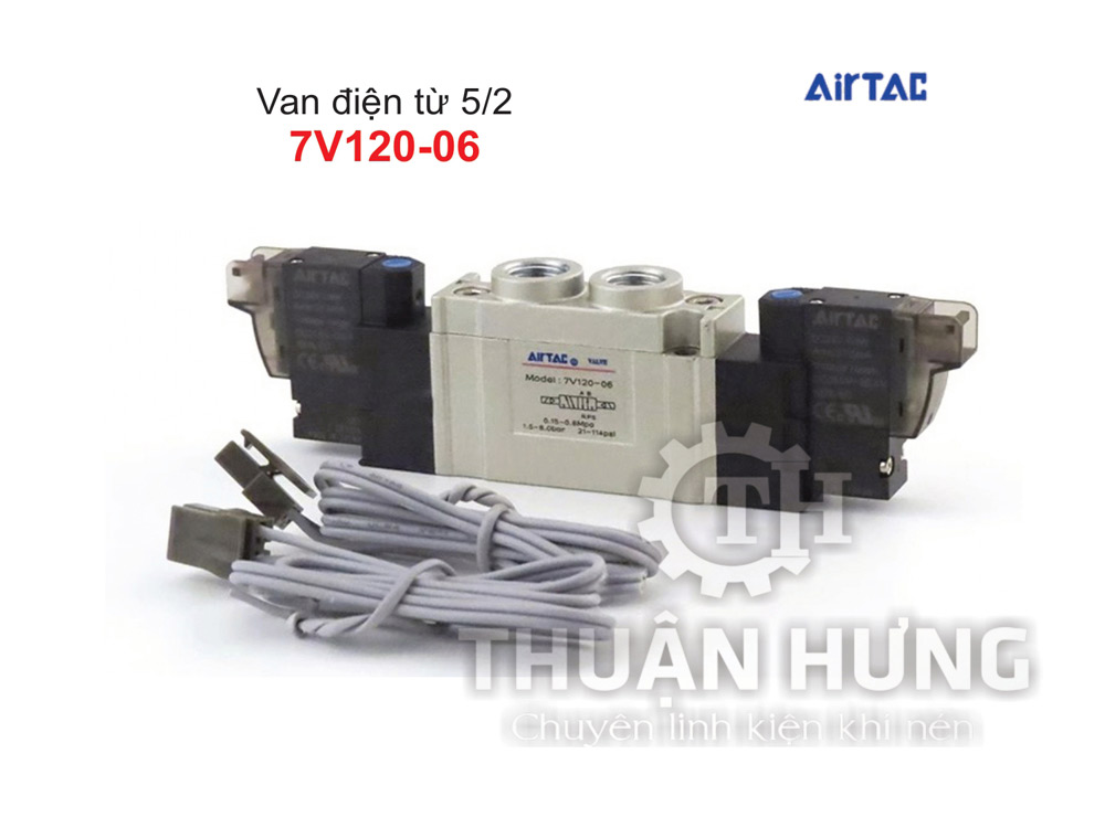 Van điện từ khí nén Airtac 7V120-06