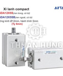 Xi lanh compact Airtac SDA12X5S và SDA12X5SB