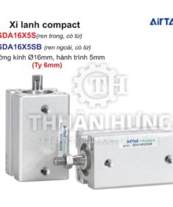 Xi lanh compact Airtac SDA16X5S và SDA16X5SB