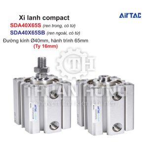 Xi lanh compact Airtac SDA40X65S và SDA40X65SB