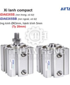 Xi lanh compact Airtac SDA63X5S và SDA63X5SB