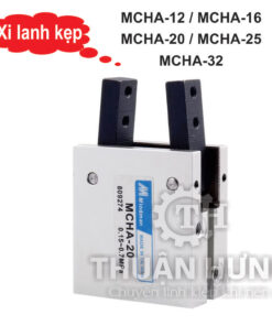 Mặt trước xi lanh kẹp mindman MCHA-12-MCHA-16-MCHA-20-MCHA-25-MCHA-32