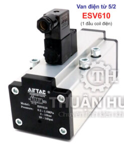 Van điện từ khí nén Airtac 5/2 ESV610