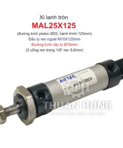 Xi lanh tròn MAL25X125