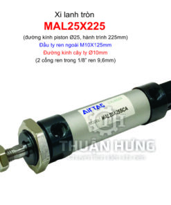 Xi lanh tròn MAL25X225