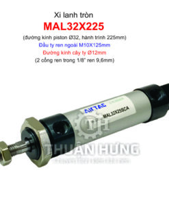 Xi lanh tròn MAL32X225