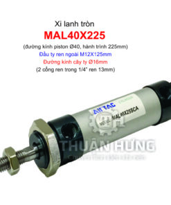Xi lanh tròn MAL40X225