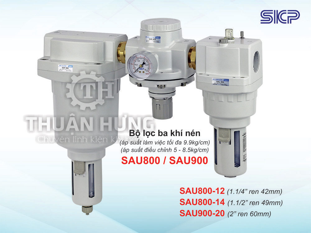 Bộ lọc ba khí nén SKP SAU800-14