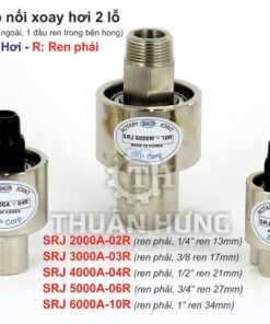 Khớp nối xoay hơi SKP SRJ2000A-02R ren phải 13mm