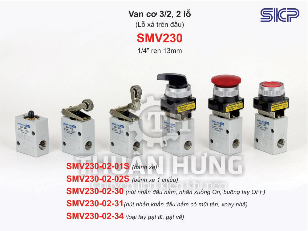 Van cơ khí SKP SMV230-02-01S