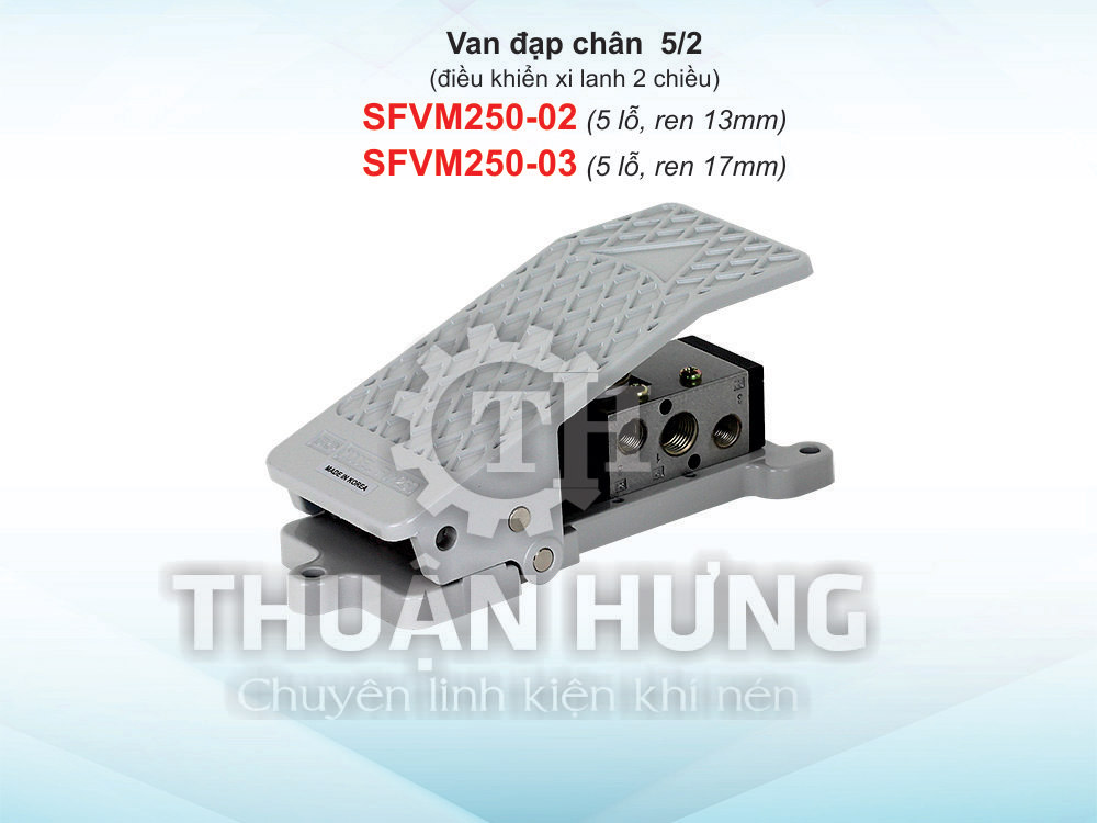 Van đạp chân SKP SFVM250-02 (van 5/2, ren 13mm)