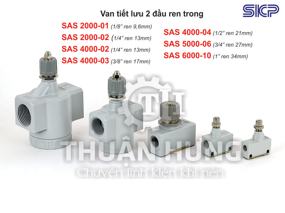 Van tiết lưu SKP SAS4000-04 (ren 21mm, 1/2″)