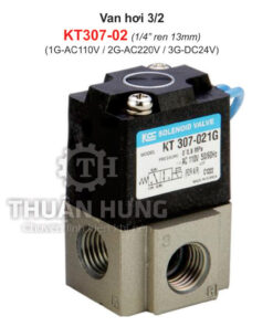 Van điện từ khí nén 3/2 KCC KT307-02, ren 13