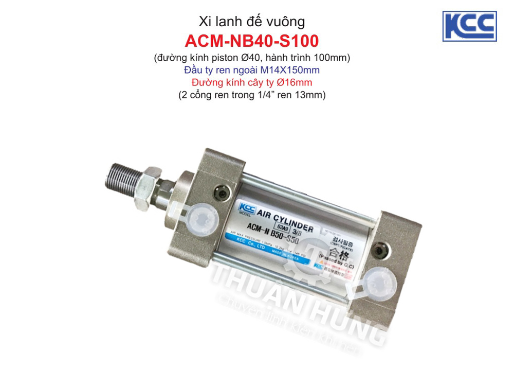 Xi lanh khí nén KCC ACM-NB40-S100