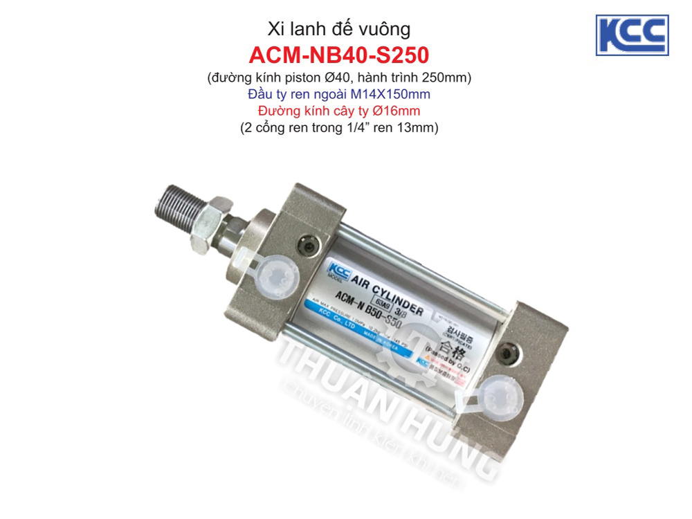 Xi lanh khí nén KCC ACM-NB40-S250