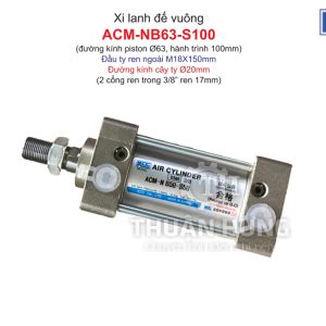 Xi lanh khí nén KCC ACM-NB63-S100