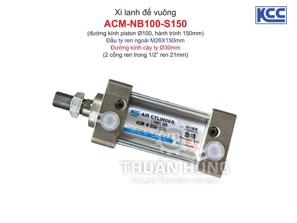 Xi lanh khí nén KCC ACM-NB100-S150