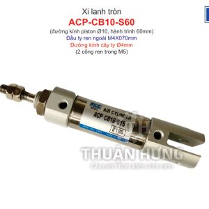 Xi lanh khí nén ACP-CB10-S60
