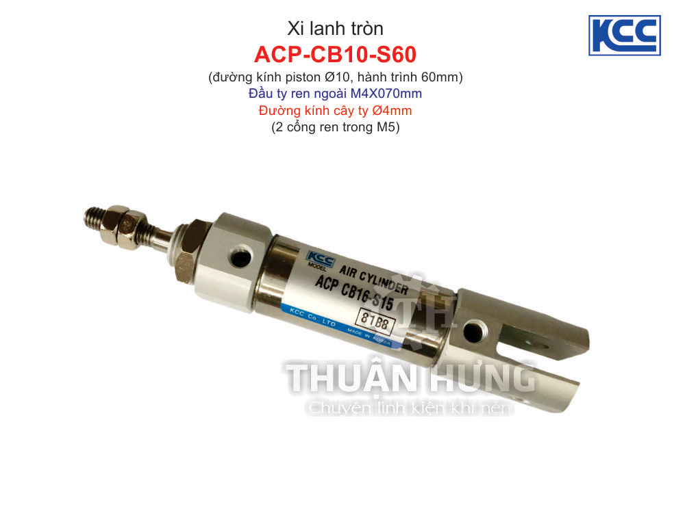 Xi lanh khí nén ACP-CB10-S60
