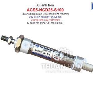 Xi lanh khí nén KCC ACS5-NCD25-S100