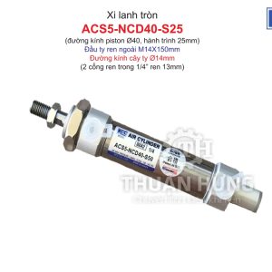 Xi lanh khí nén KCC ACS5-NCD40-S25