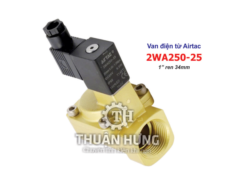 Cổng ra của van điện từ Airtac 2WA250-25