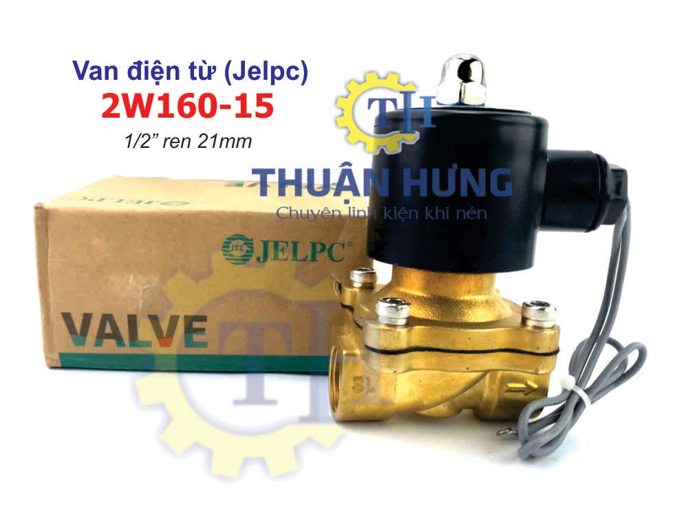 Mặt trước của van điện từ Jelpc 2W160-15