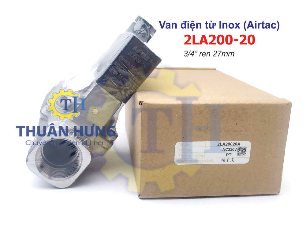 Van điện từ khí nén Inox Airtac 2LA200-20